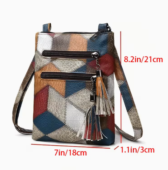 Женска шарена торбица
