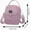 Mini najlonska torbica dimenzija 20x15 cm sada i u roze varijanti.