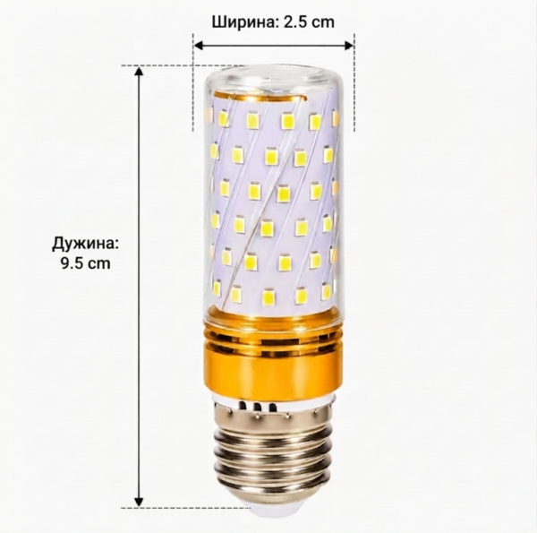 LED kukuruz sijalica 16w e27 toplo svetlo!